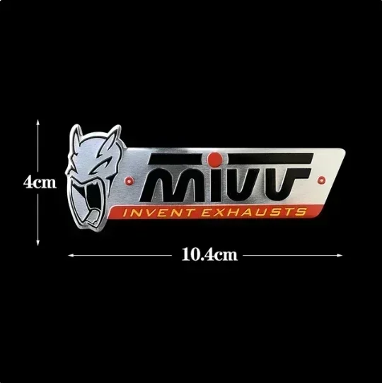 アルミモーターサイクルエキゾーストサイレンサー,3Dステッカー,耐熱性,ヨシムラ,ホンダ,ヤマハ,スズキ,BMW, 2個