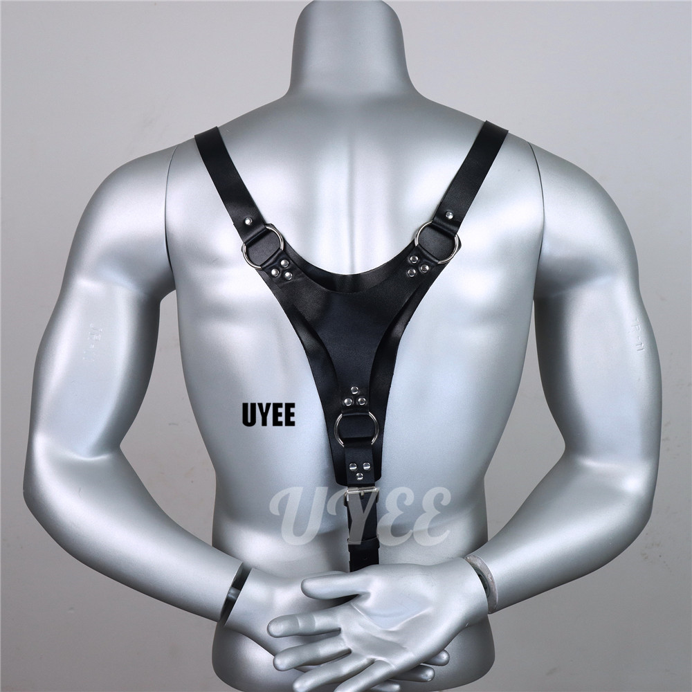 UYEE Vintage heren Jarretel PU Lederen Brace Mannelijke Band Voor Vrouwen Wilde Leisure Casual Riem Shirt Bretels Jeans Accessoires