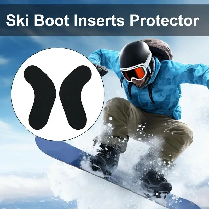 Ski Boot Pads Snowboard Adhesive Foam Pads Ski Boot Ankle Wrap Pads Adhesive Snowboard And Ski Boot Fitting Pads For Comfort