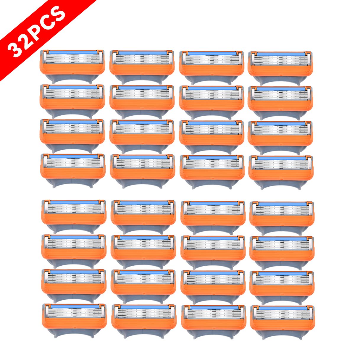 5 blade razor replacement Razor Heads Five Layers Razor Blades Suit For Fusion 5 Razor Cartridge