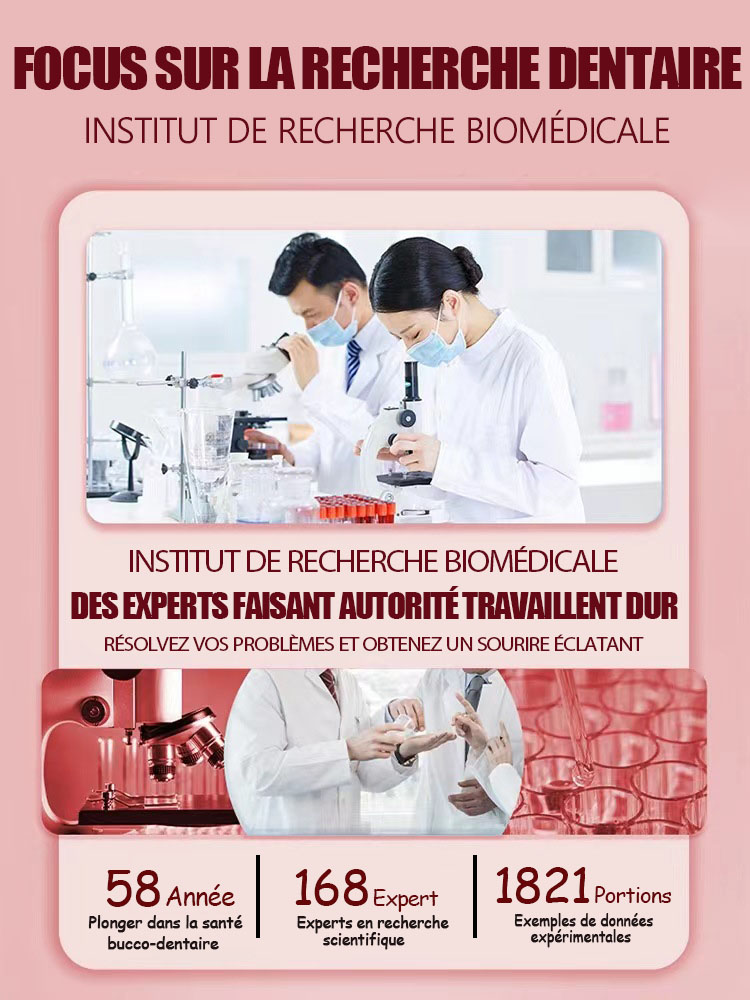 Réparer la carie dentaire, soulager la douleur des gencives, blanchiment des dents