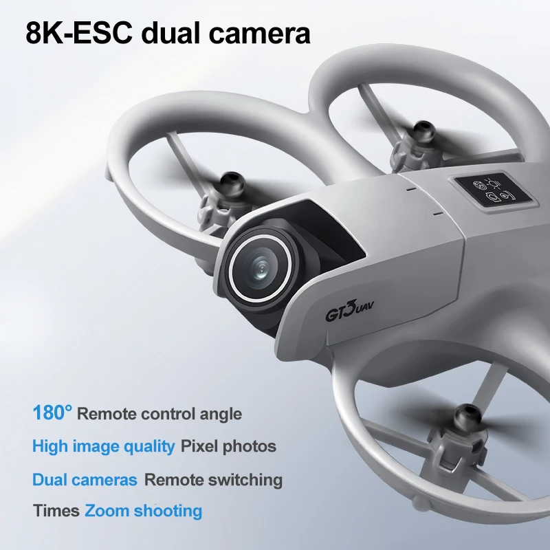 Professional Mini RC Drone 8K 5G HD Aerial Photography Obstacle Avoidance Optical Flow Positioning Dual Camera Quadcopter Toy