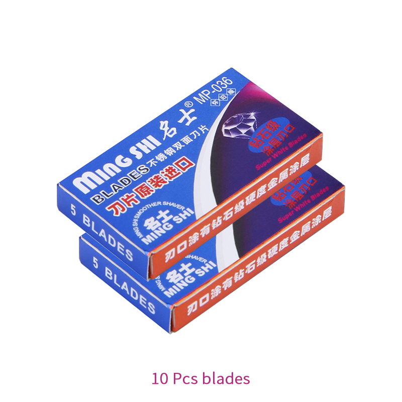 10 шт., сверхострые Безопасные лезвия из нержавеющей стали
