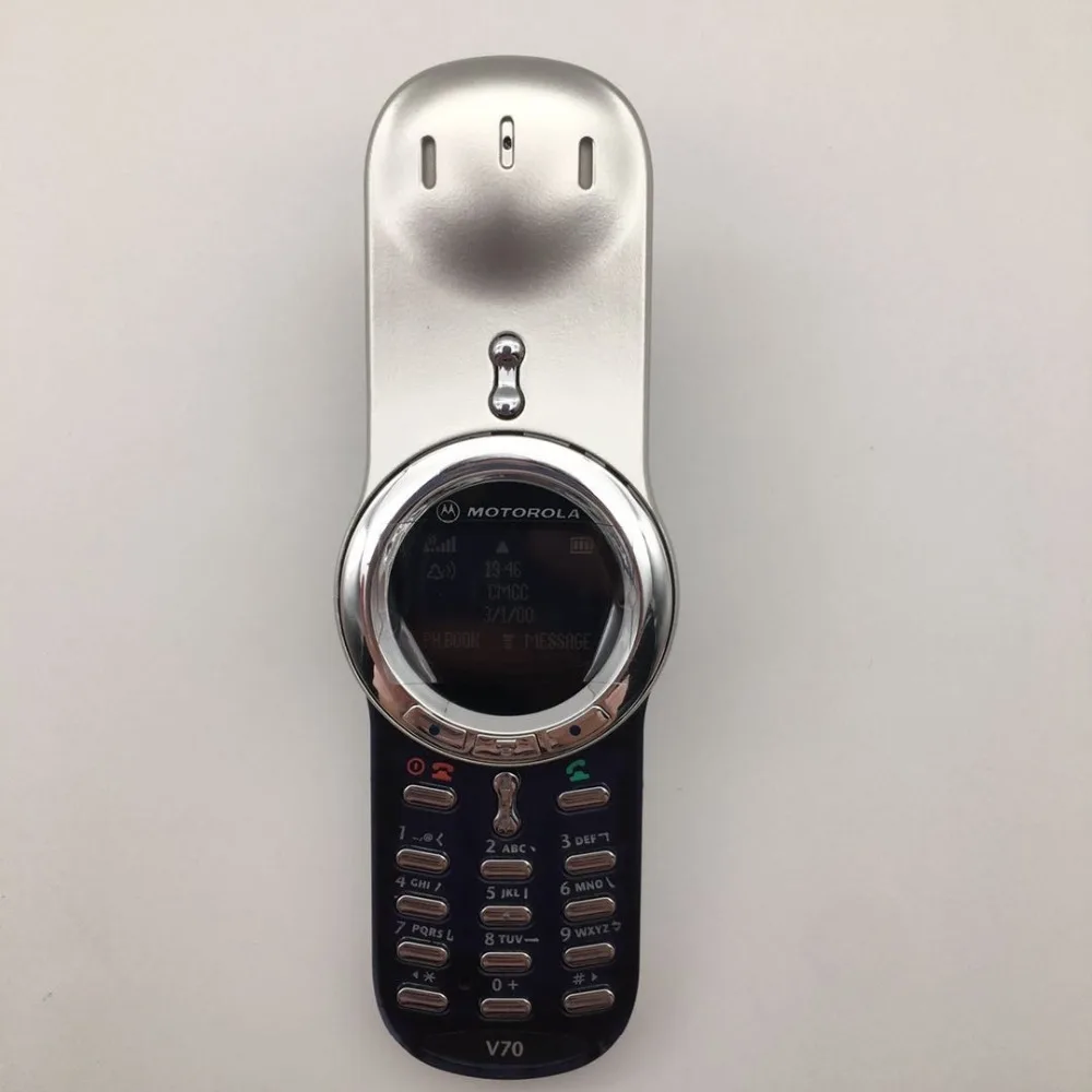 Original Motorola V70 Unlocked Refurbished Mobile Phone GSM 900 / 1800  Good Quality With 1 Year Warranty Only support English