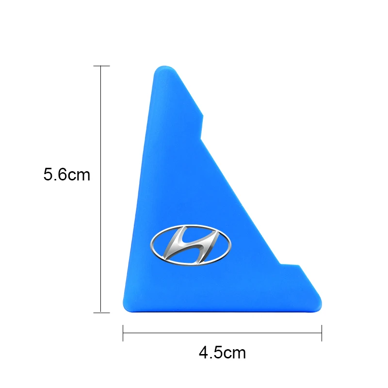 Cubierta de esquina de silicona para puerta de coche, Protector antiarañazos de colisión de parachoques para Hyundai Tucson Accent Elantra Santa fe Sonata, 2 piezas