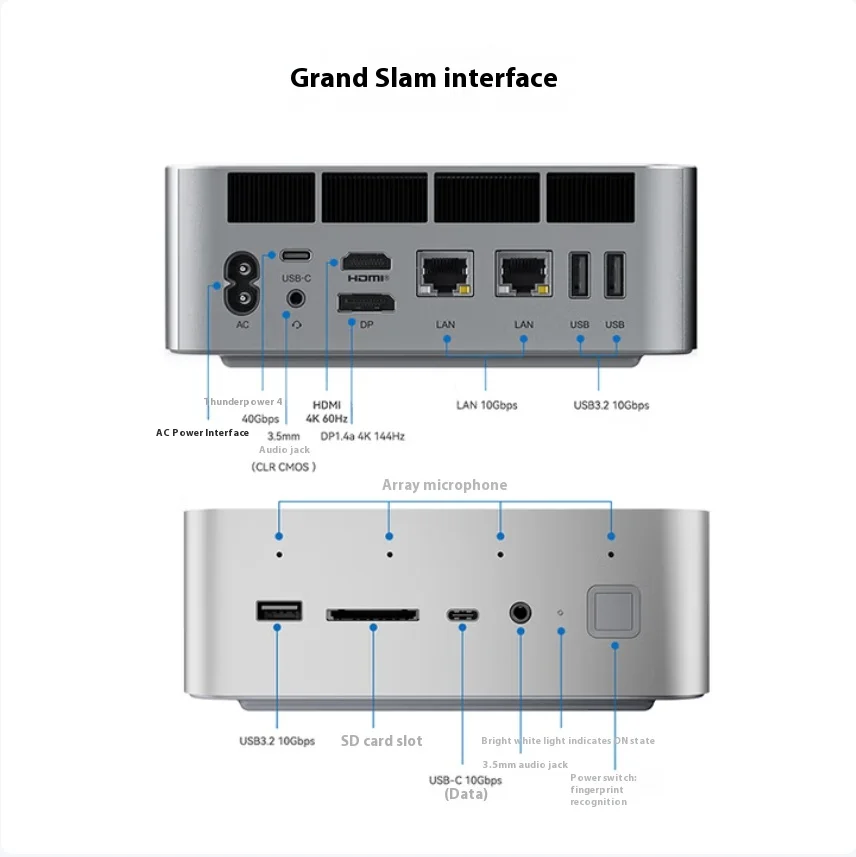 Beelink Gti15 Ultra Core Uitra9 285h Ai PC Game Design Mini Host Externe unabhängige Grafik Lokaler Einsatz Deepseek