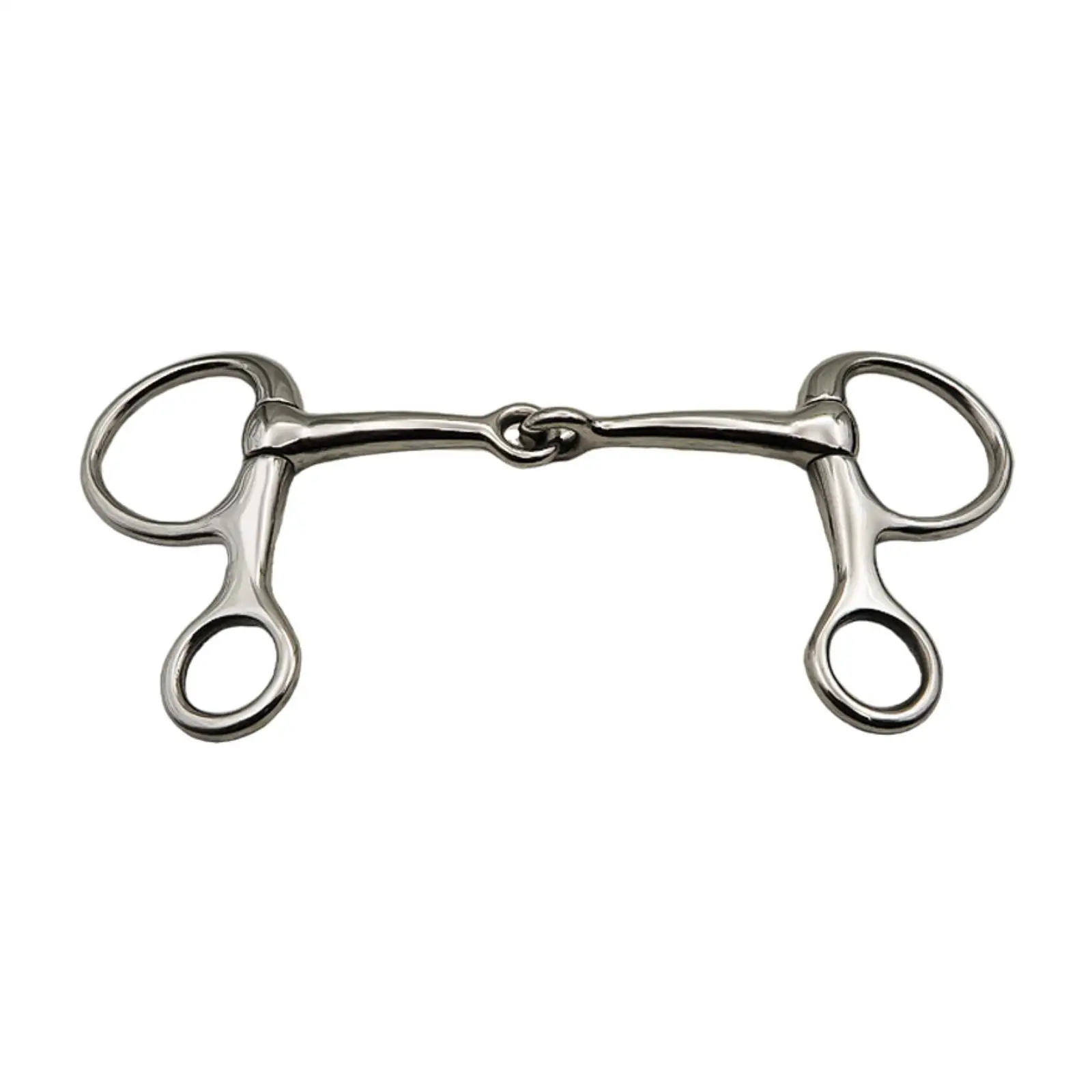 Horse Bit หอยทากขี่ม้าชิ้นปากสแตนเลสอเนกประสงค์