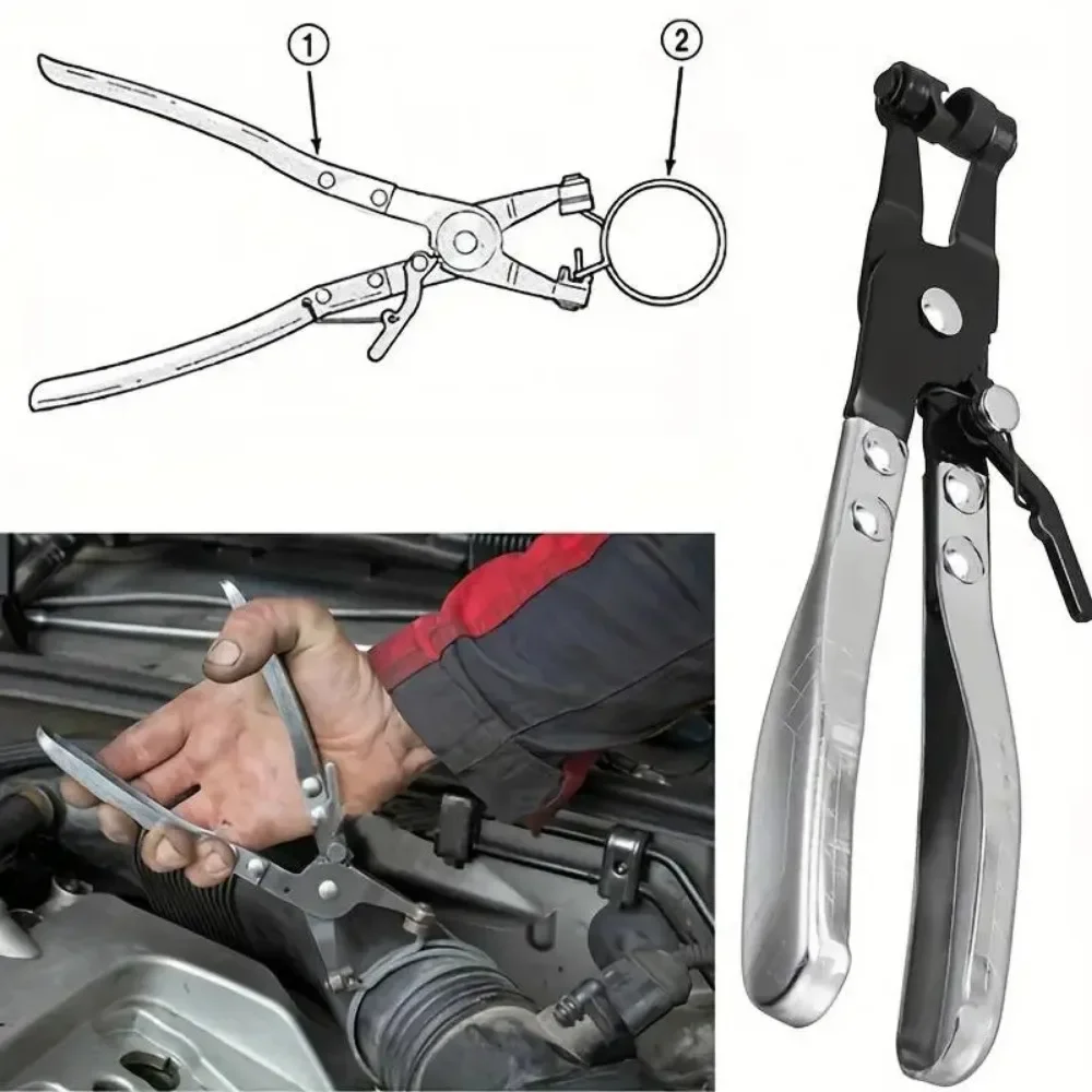 Auto Wasser Rohr Schlauch Clip Zange Klemme Schwenk Antrieb Backe Locking Werkzeug Entfernung Und Installation Von Ring-Typ flache-Band Schlauch Klemmen