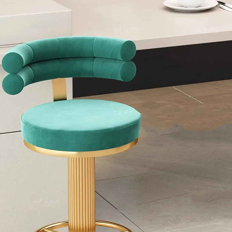 Luxuriöser Design-Barstuhl, drehbar, rund, drehbar, für die Küche, Barhocker, höhenverstellbar, Theke, Taburetes De Bar, Wohnmöbel
