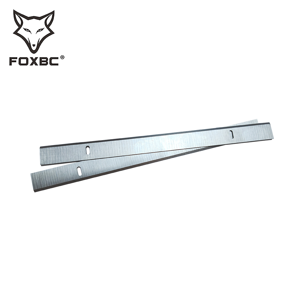 FOXBC 210มม.X 16.5มม.X 1.5มม.HSS Planer ใบมีดสำหรับ Einhell TH-SP 204,TC-SP 204กบ210มม.Planer มีดไม้เครื่องมือ2PCS