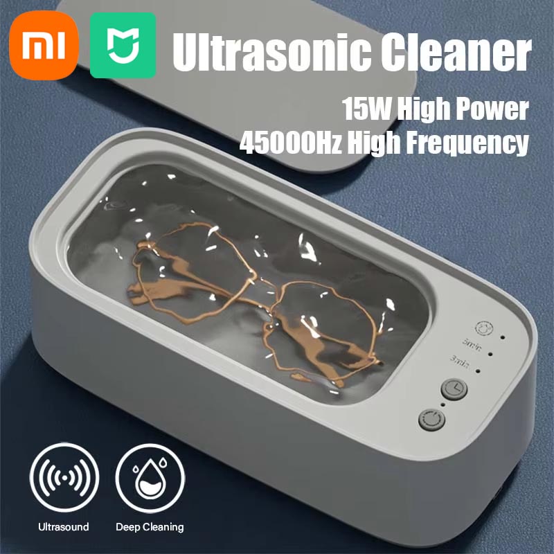 Xiaomi-Mijia超音波メガネ洗浄機,ジュエリークリーナー,高周波,バスクリーナー,45KHz