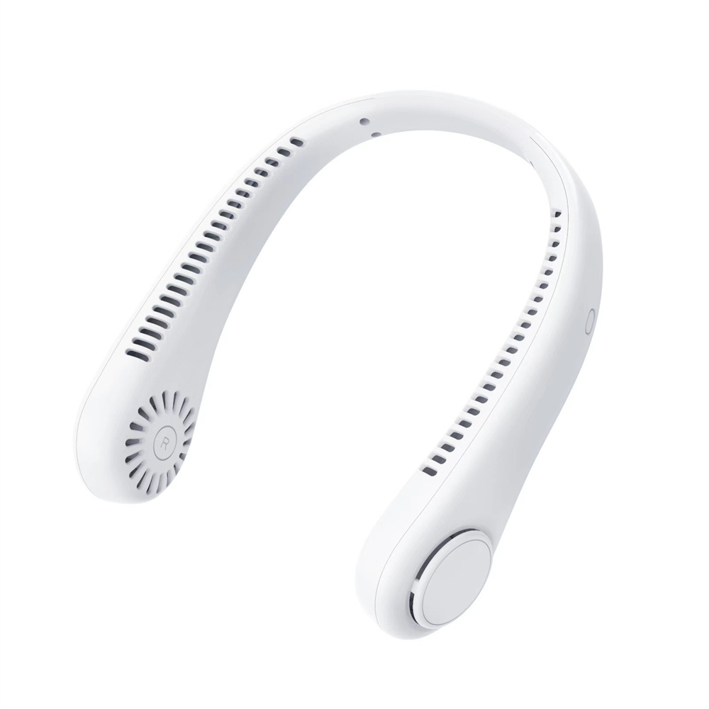 새로운 미니 목 팬 휴대용 Bladeless 교수형 목 1200mAh 충전식 공기 냉각기 3 속도 미니 여름 스포츠 팬