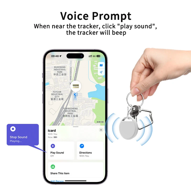 GPS-трекер Xiaomi Airtag Apple Find My Device Smart Tag Bluetooth-локатор отслеживание мини-тегов глобальное позиционирование анти-потерянный
