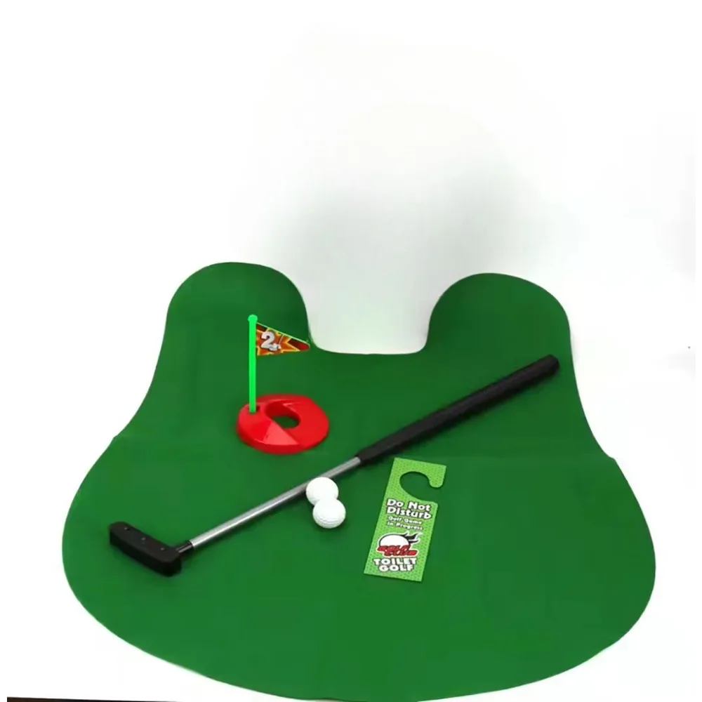 Mini Toilet Golf Set Toilet Time Golf Game Set Golf Training Accessories Birthday Party Gift