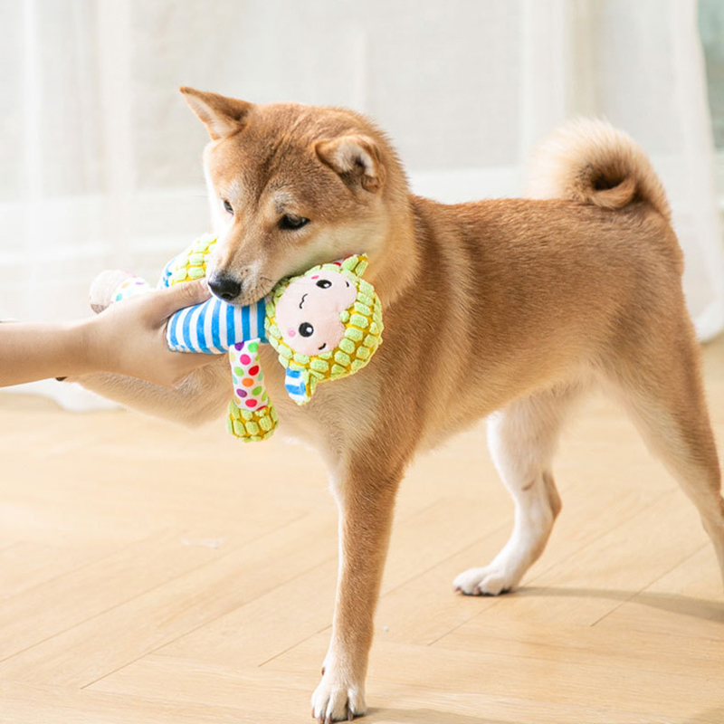 Brinquedo de pelúcia para animais de estimação, gato, cachorro, quebra-cabeça, animais fofos, resistente à mordida, interativo, estridente, limpeza dos dentes do cão, brinquedo de mastigar, suprimentos para animais de estimação