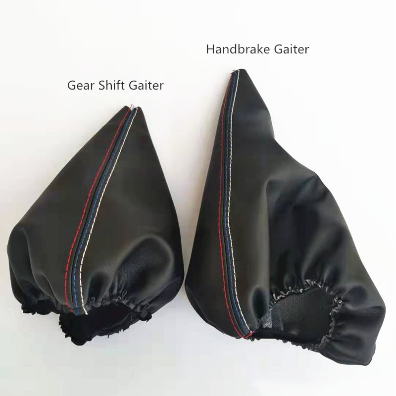 Auto Shift Versnellingspook Stofkap Handrem Handvat Kunstleer Cover voor BMW E30 E36 E34 E46 Z3 Handleiding modellen