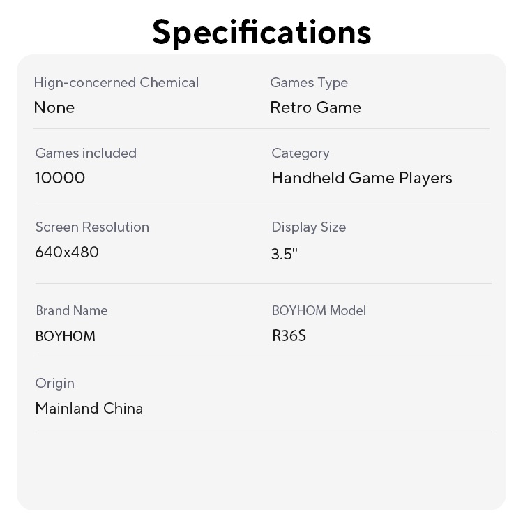 Consola de videojuegos portátil Retro R36S de código abierto, sistema Linux, pantalla IPS de 3,5 pulgadas, reproductor de vídeo portátil de bolsillo, juegos R35S de 64GB
