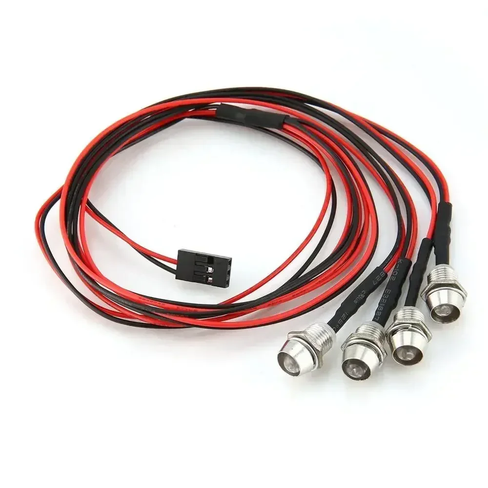3mm 5mm 8mm 10mm RC Car LED Light Lamp Headlamp Headlight Taillight Set for 1/10 1/8 1/12 Model Crawler Drift HPI MN99 MN90 Part