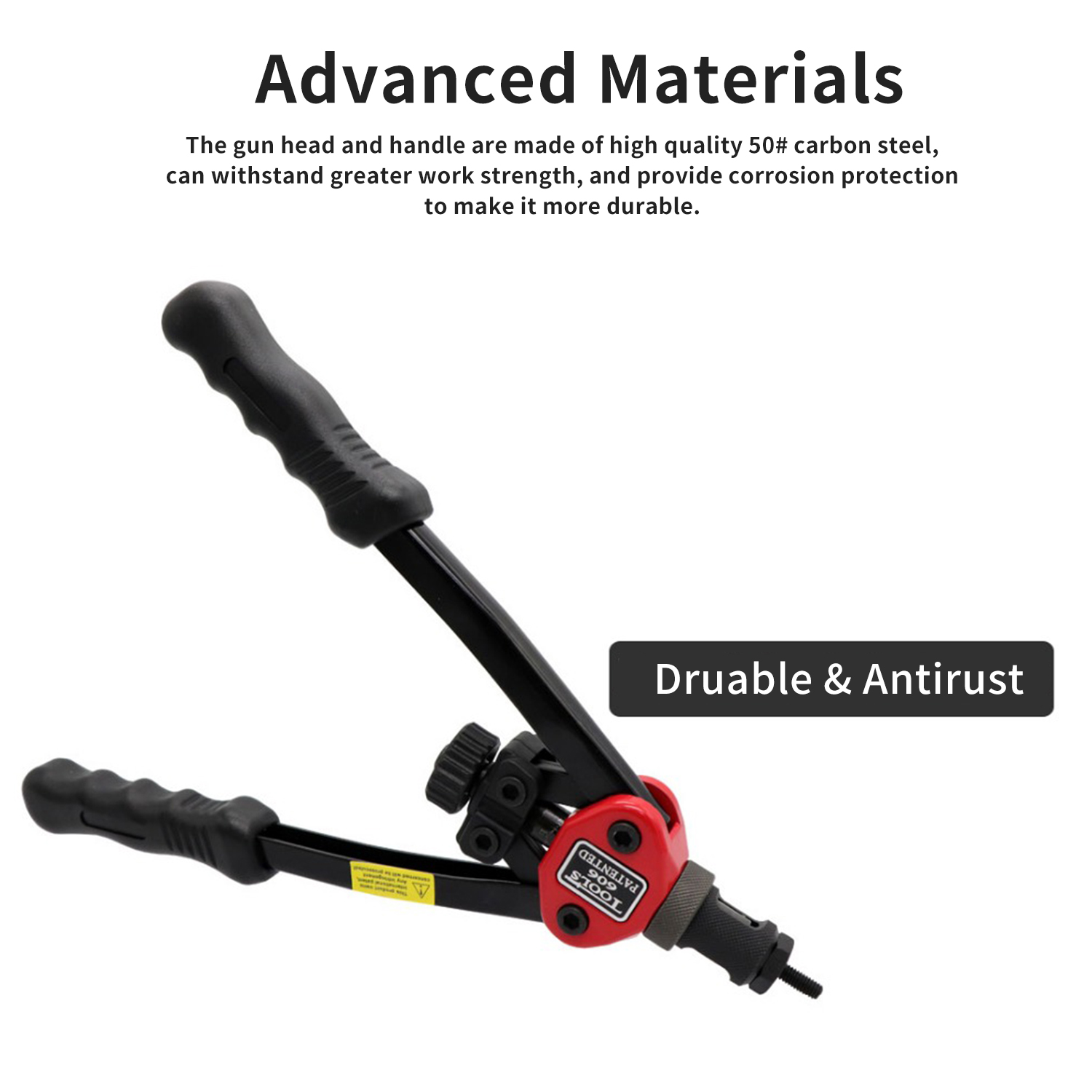 9 Stück Nietmutternpistole mit Handgewinde 	 Nieten / Heavy Duty Riveter Set Pop Rivet Gun Sortiment Kit Handwerkzeuge Nietmutter Werkzeug