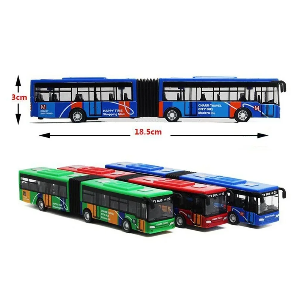 1:64 Legering Stadsbus Model Voertuigen Stad Express Bus Dubbele Bussen Diecast Voertuigen Speelgoed Grappig Trek Auto Kinderen Kids Geschenken