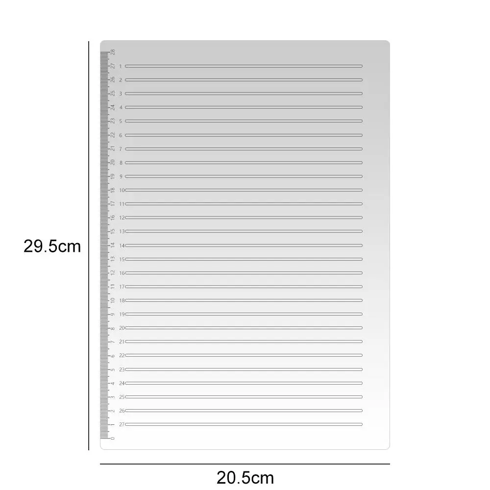 Scribing Free Examination Lines Markings Ruler Writing Stencil Ruler Straight Line Stencil Ruler Calligraphy Template