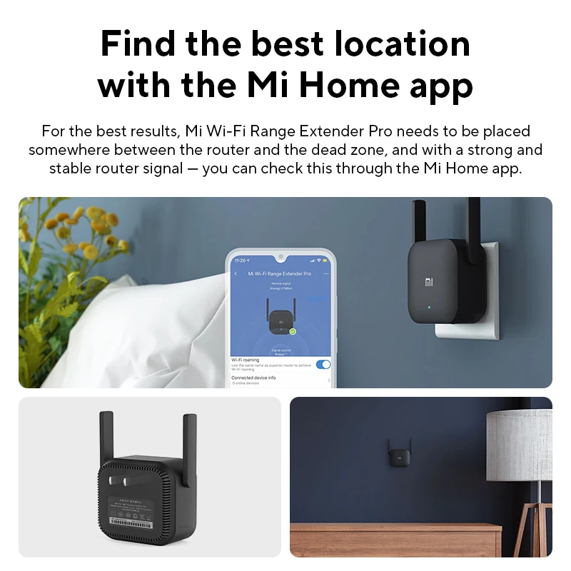 Nieuwe Originele Xiaomi Wifi Versterker Pro 300M 2.4G Repeater Netwerk Expander Range Extender Roteader Mi Draadloze Wi-Fi router