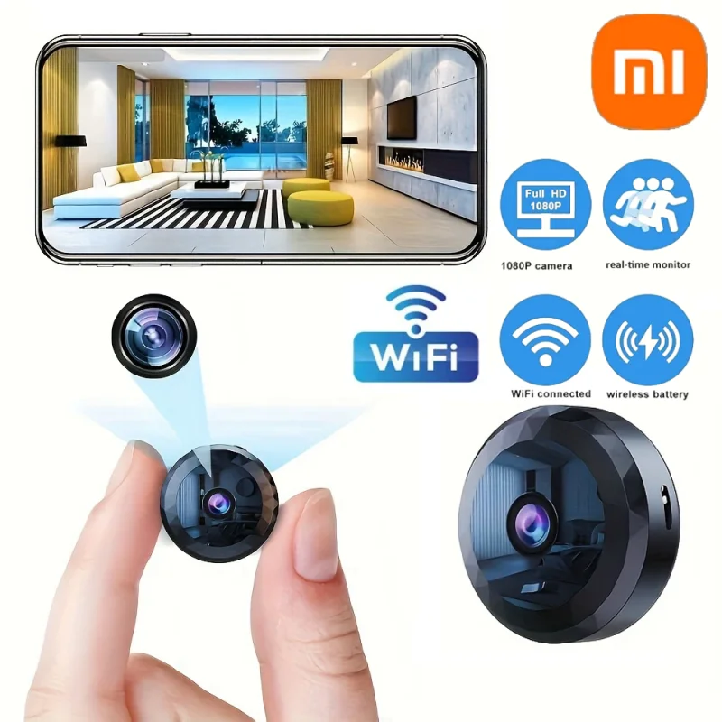 Xiaomi Mini 1080P HD WiFi cámara de seguridad inalámbrica protección de seguridad voz Video vigilancia VERSIÓN NOCTURNA videocámara