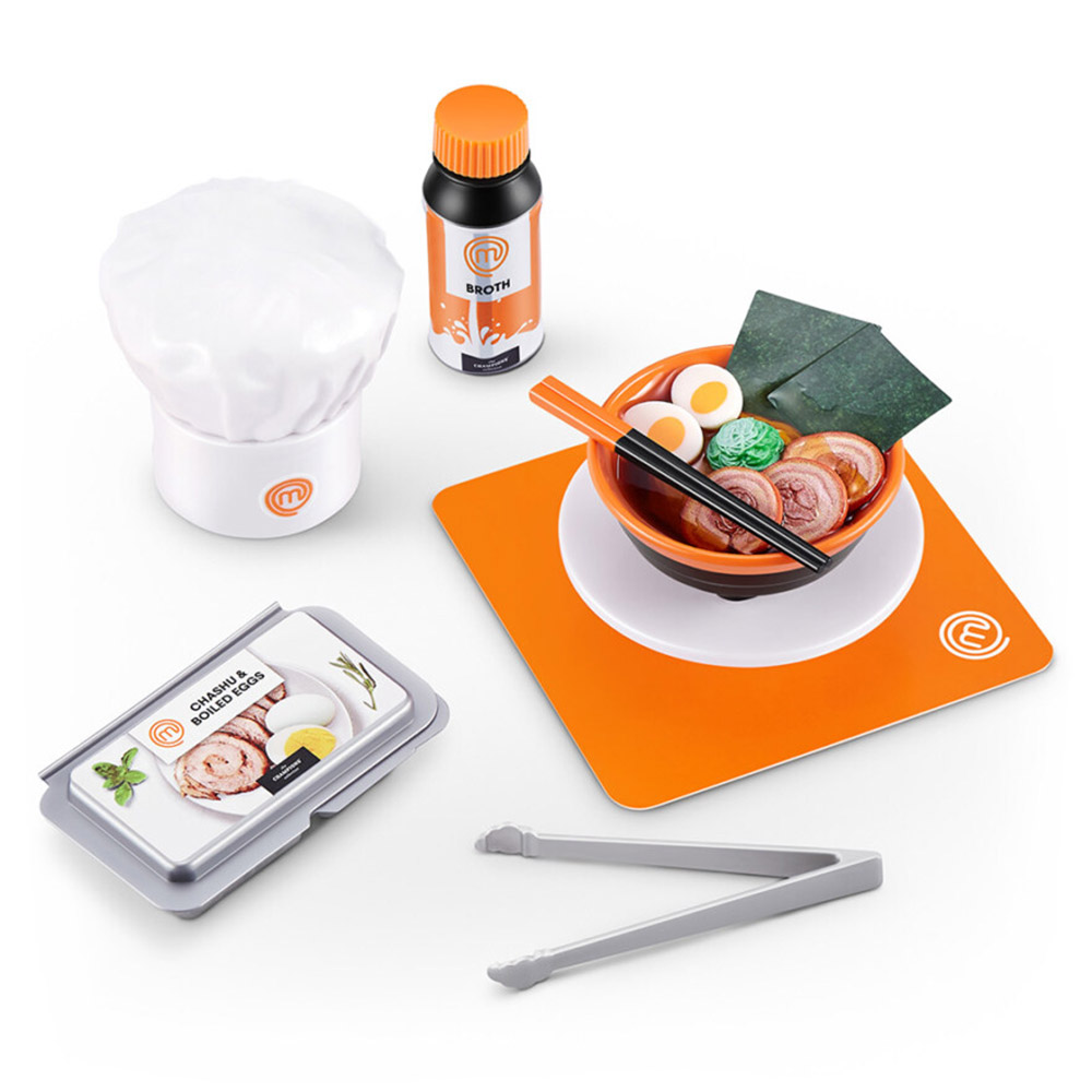 Zuru Mini Brands Blind Box 5 Überraschungen Masterchef Set Marken Masterchef Serie 1 Mystery Ball Bundle Überraschung Sammlerstücke Spielzeug