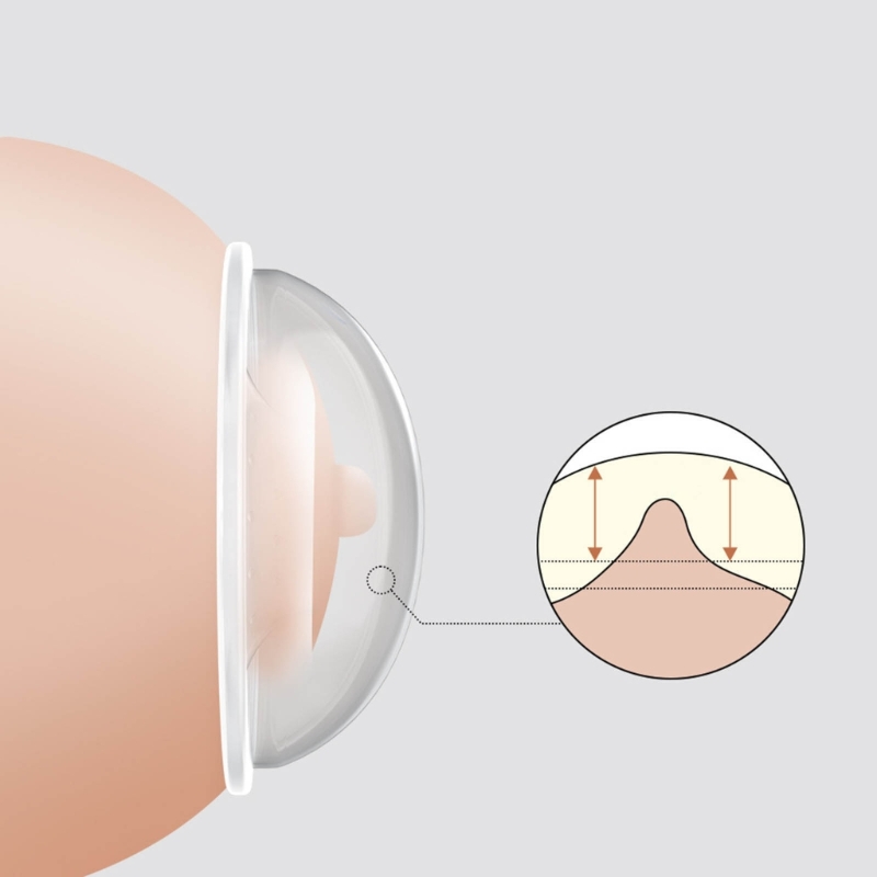 Brust schalen Muttermilch Sparer zur Still linderung Silikon Muttermilch Sammler Still becher für Überlauf milch