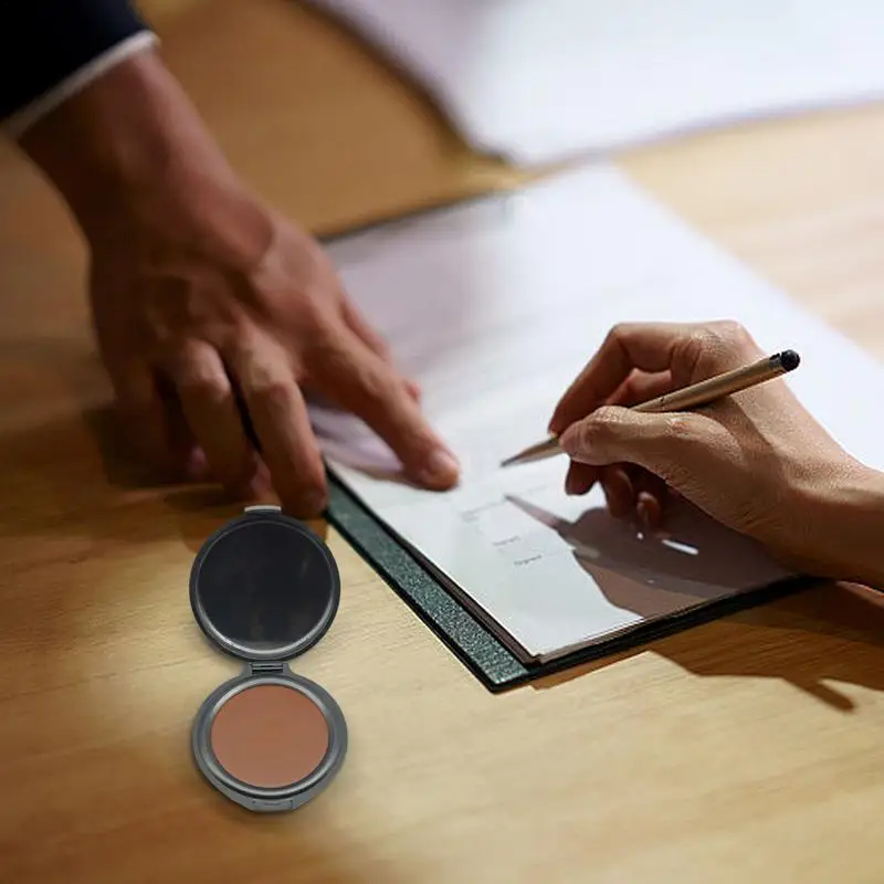 Fingerprint Ink Pad Thumbprint Ink Pad For Notary Supplies Identification Security ID Fingerprint Cards Fingerprint Kit