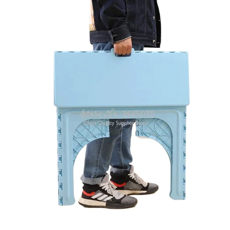 Kids Plastic Folding Table and Chairs Set, Children's Writing Table, Outdoor Portable Foldable Desk, Kindergarten Furniture