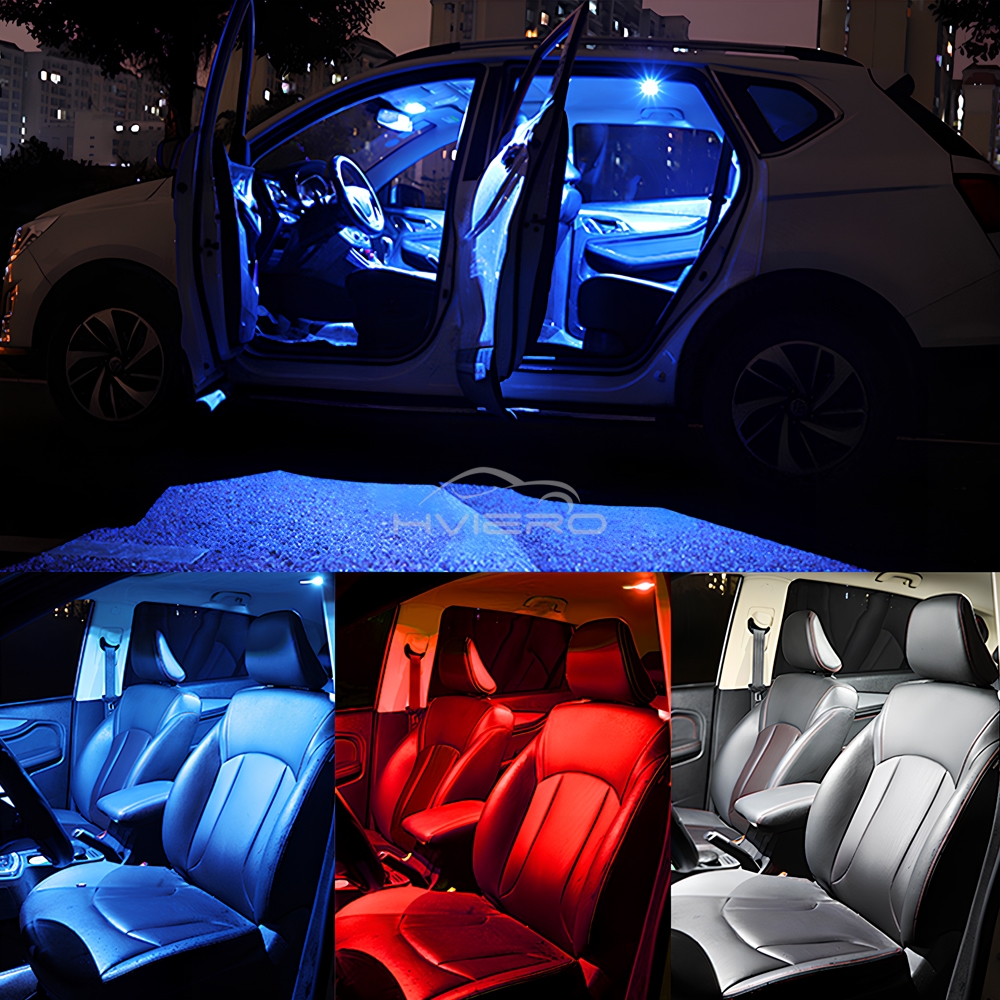 4x super brilhante w5w 194 t10 led caixa de vidro cob lâmpada do carro branco vermelho azul amarelo cunha lâmpada da placa licença cúpula luz traseira backup