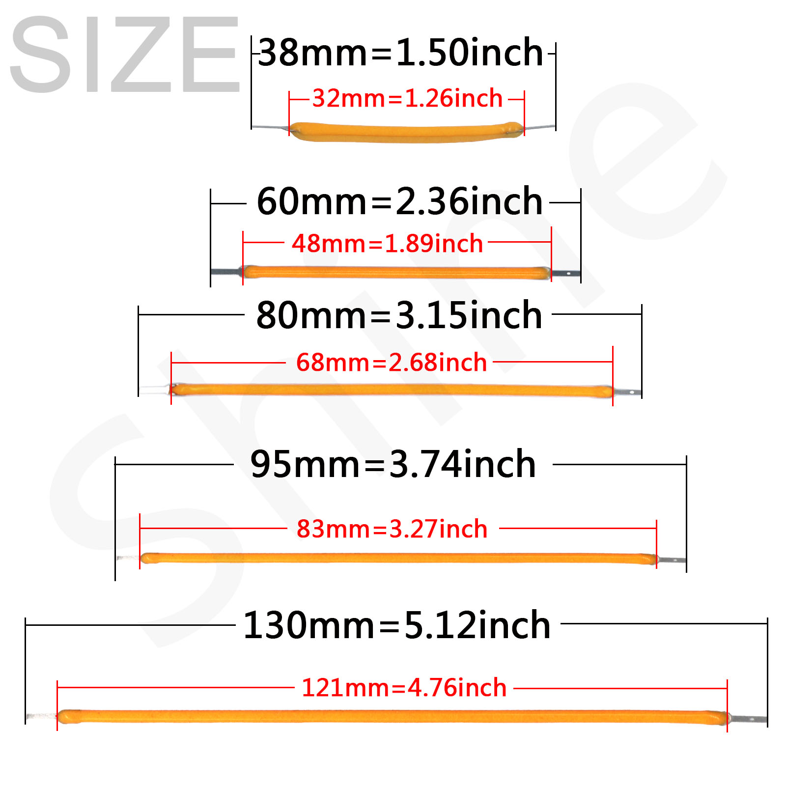 10 個 3V COB LED フレキシブルフィラメント 38 ミリメートル 60 ミリメートル 95 ミリメートル 80 ミリメートル 130 ミリメートル 145 ミリメートル 185 ミリメートル 260 ミリメートル 300 ミリメートルエジソン電球ランプ部品 LED ダイオード装飾