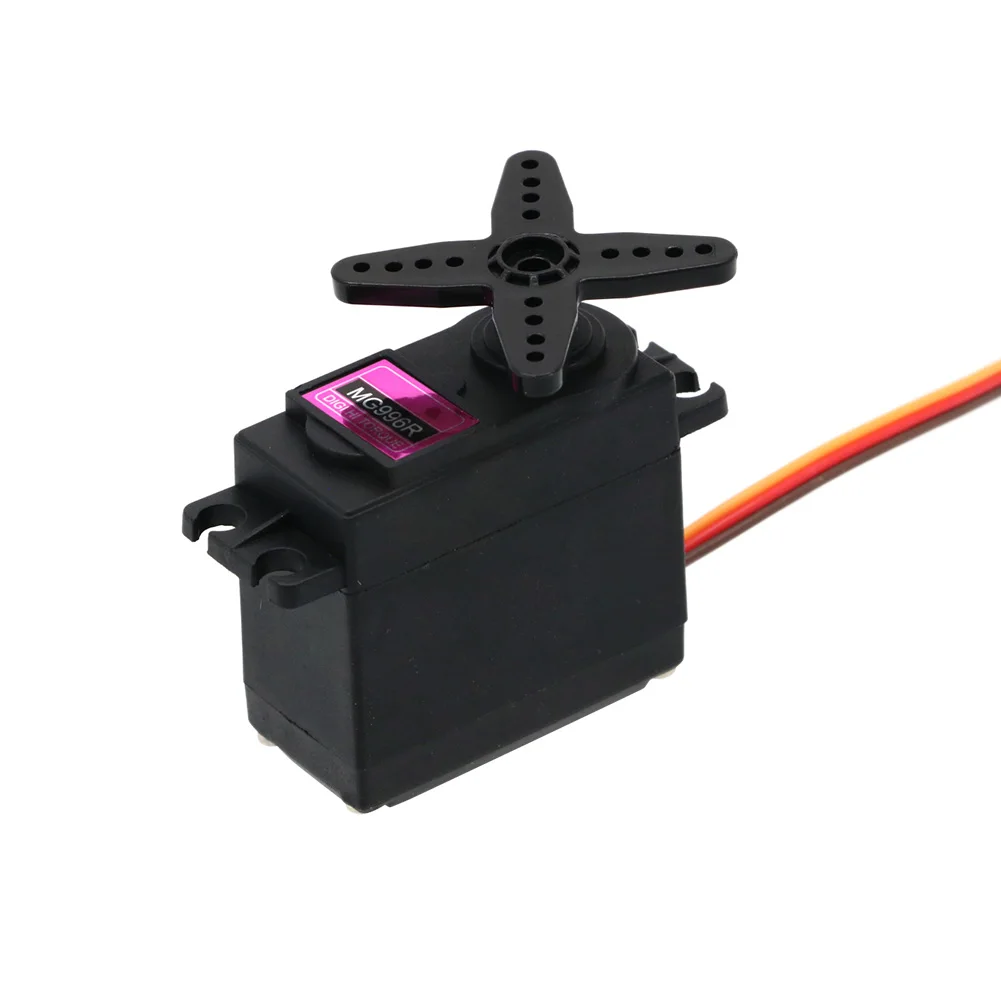 แรงบิดสูง MG996R 4.8-6.0V Digital Servo พร้อมเกียร์โลหะสําหรับ Futaba JR 1/8 1/10 RC รถเฮลิคอปเตอร์หุ่นยนต์เรือ Arduino UNO DIY