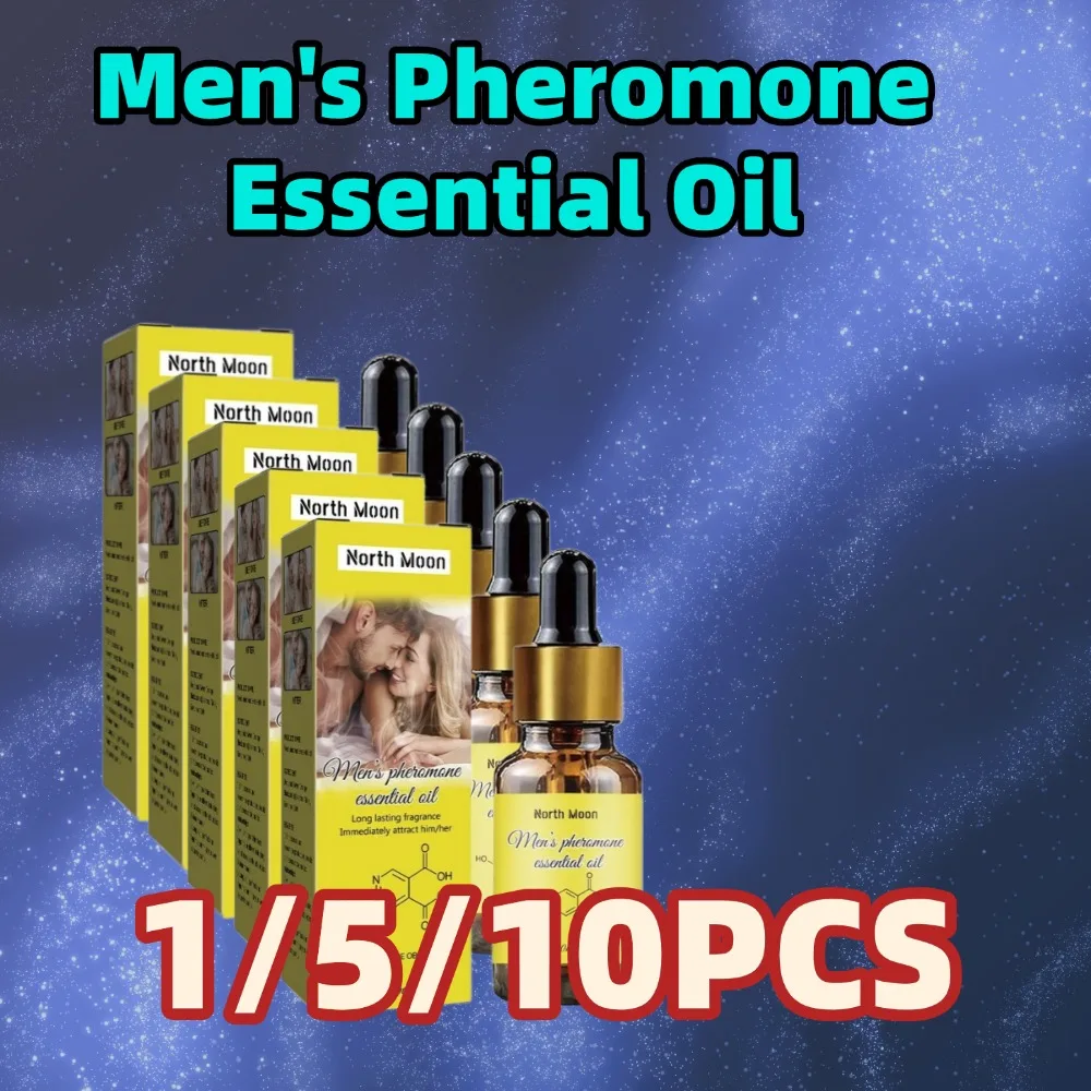 10 ml ätherisches Pheromonöl für Männer, langanhaltender, natürlicher, erfrischender Körperessenz-Duft, zieht Frauen in Düfte an. Neu