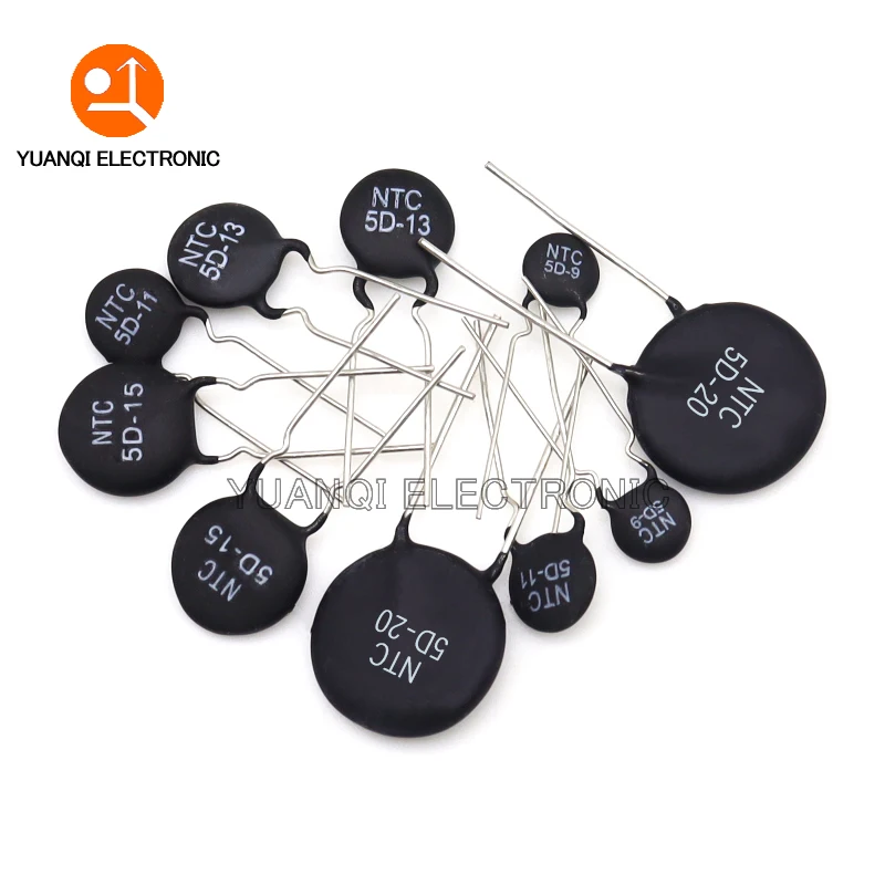 10 Uds resistencia térmica NTC 3D-9 5D-9 5D-11 5D-15 8D-11 8D-20 10D-7 10D-9 10D-11 10D-13 10D-15 10D-20 20D-20 33D-7 47D-15 50D-9