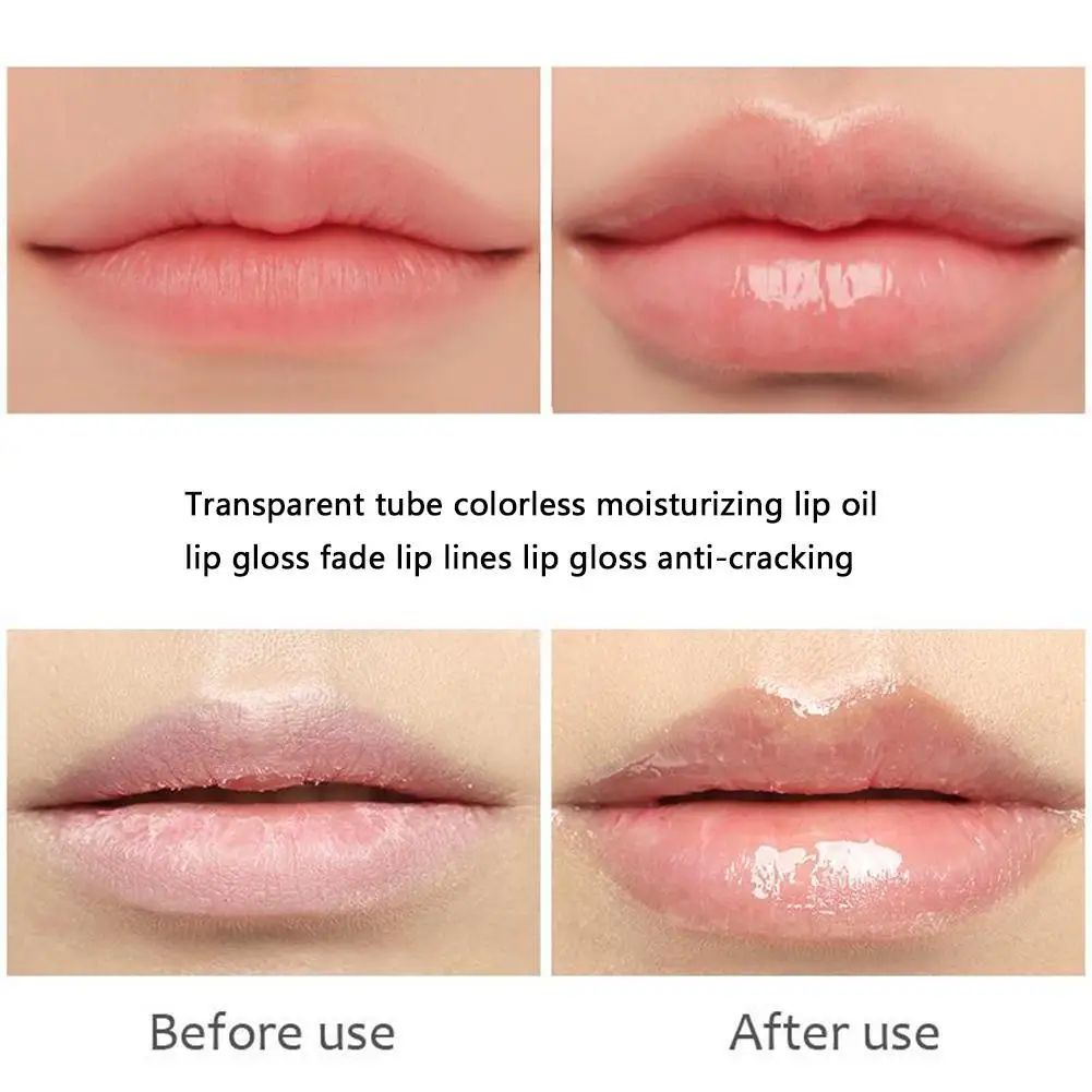Brillo de labios hidratante de larga duración, brillo de labios Sexy, volumen transparente, Base de brillo de labios transparente, 5 piezas por lote