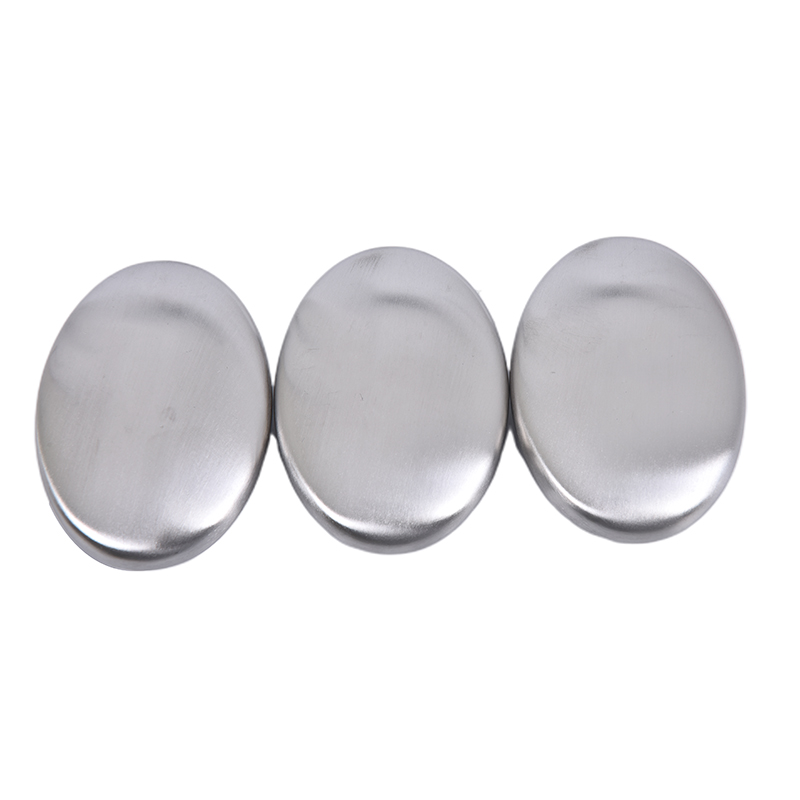 Jabón de acero inoxidable con forma ovalada, desodorizante de manos, mágico, elimina el olor, para Cocina, Bar, Chef, envío directo