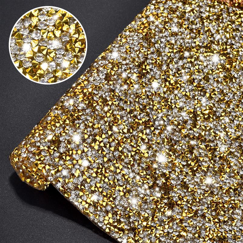 24*20cm Selbstklebende Diamant Glitter PU Sparkle Für Hochzeit Party Handwerk Tapete Grenzen Dekor Material Handgemachte DIY
