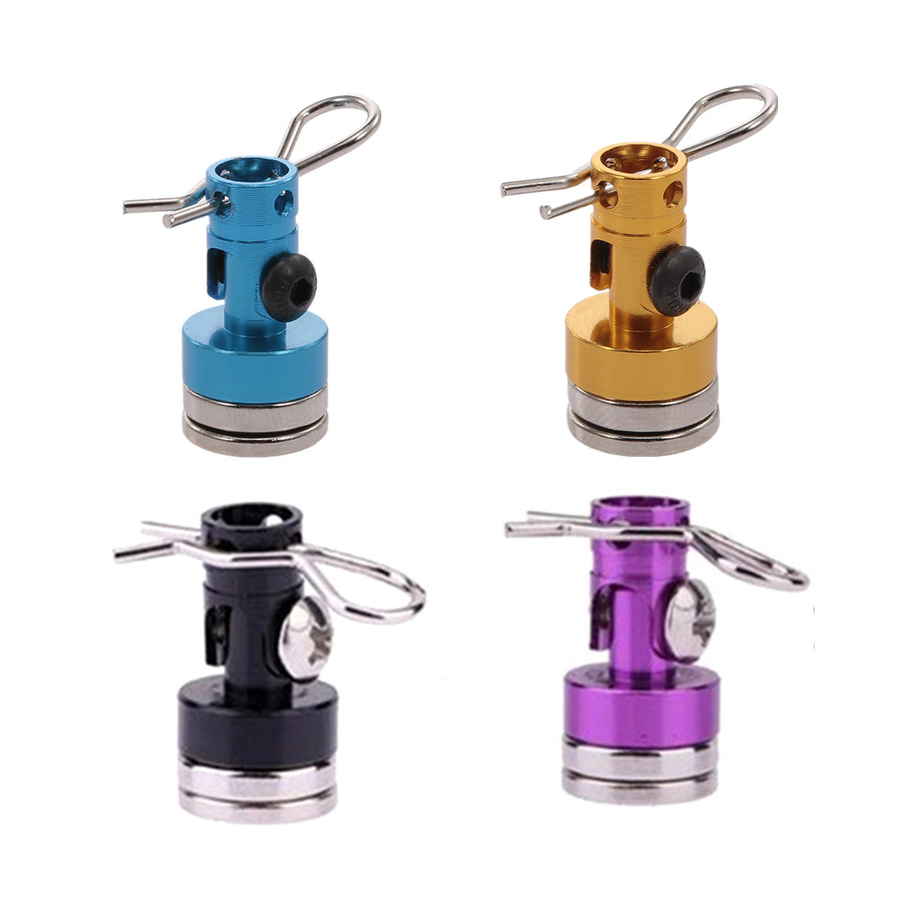 4 Uds RC coche Metal fuerte imán cuerpo Shell columna poste para 1:12 1:10 Traxxas Hsp Tamiya AXIAL SCX10 Clips de montaje de cuerpo