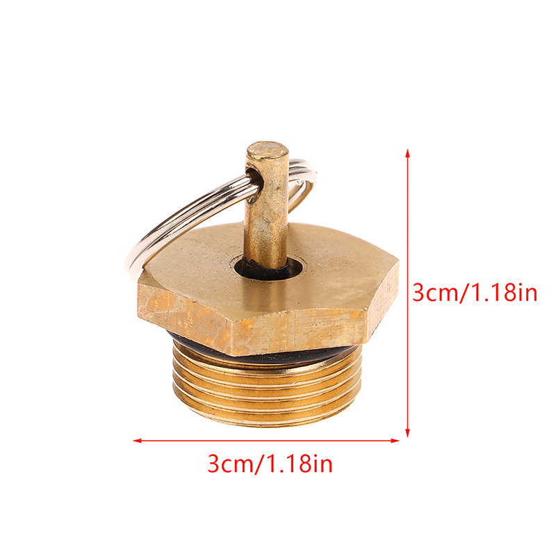 Truck Air Tank Drain Valve Anti-rust Antifouling Air Tank Drain Switch Type 151 Copper Plug Screw Auto Parts