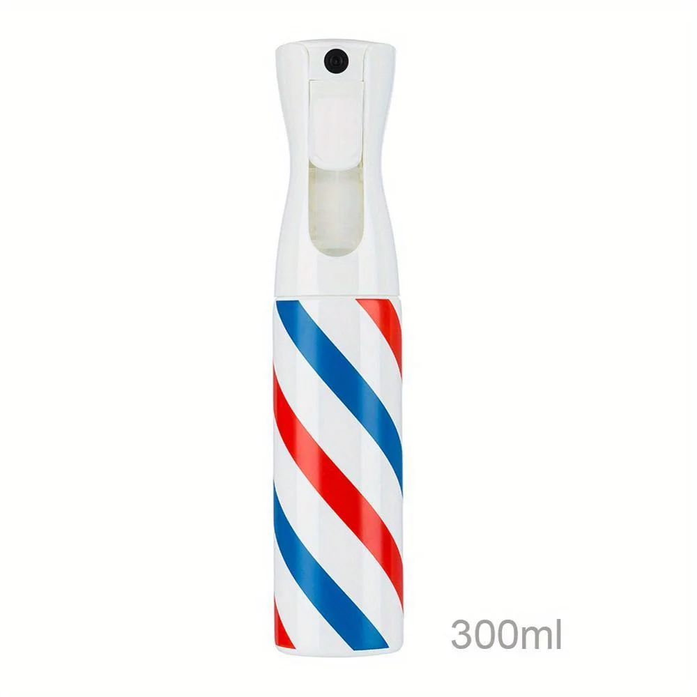 300ml 고압 헤어 스프레이 병 울트라 파인 연속 물 리필 형 미스터 헤어 스프레이 병 이발사 헤어 도구