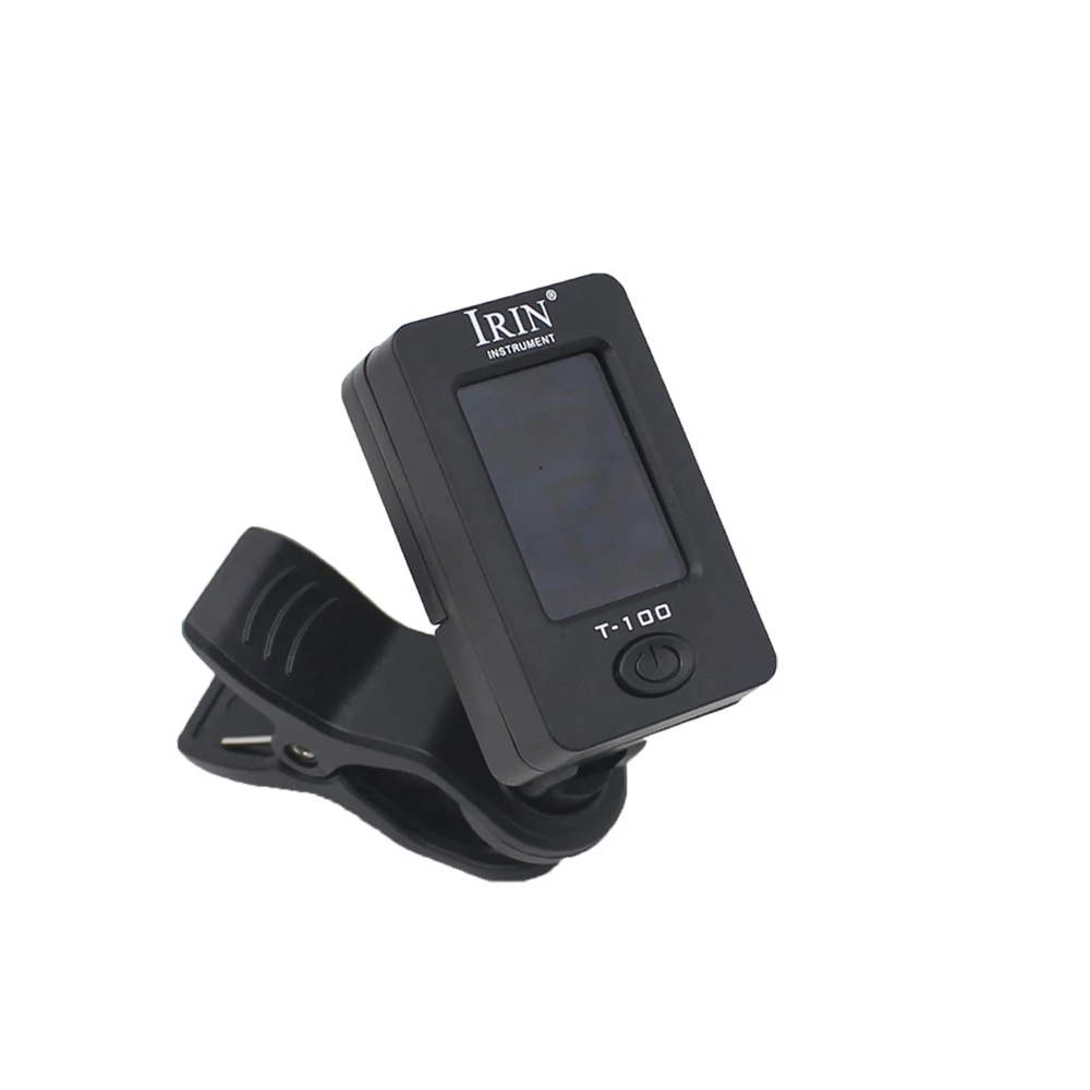 ユニバーサルデジタルクリップオンギターチューナー、エレクトリックurikri、低音、バイオリン、360度回転、ギターアクセサリー用