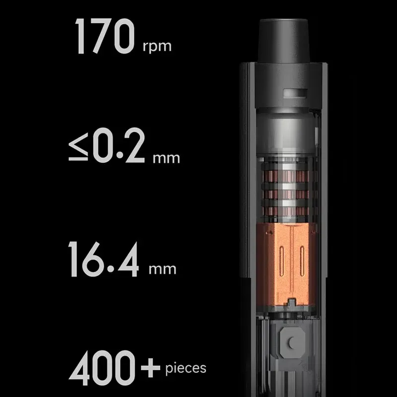 Xiaomi Mijia Elektro-Präzisions-Schraubendreher-Magnet-Set mit 24-teiligen Schraubenköpfen, Elektrowerkzeug-Sets für die Reparatur von Smart Home-PC-Telefonen