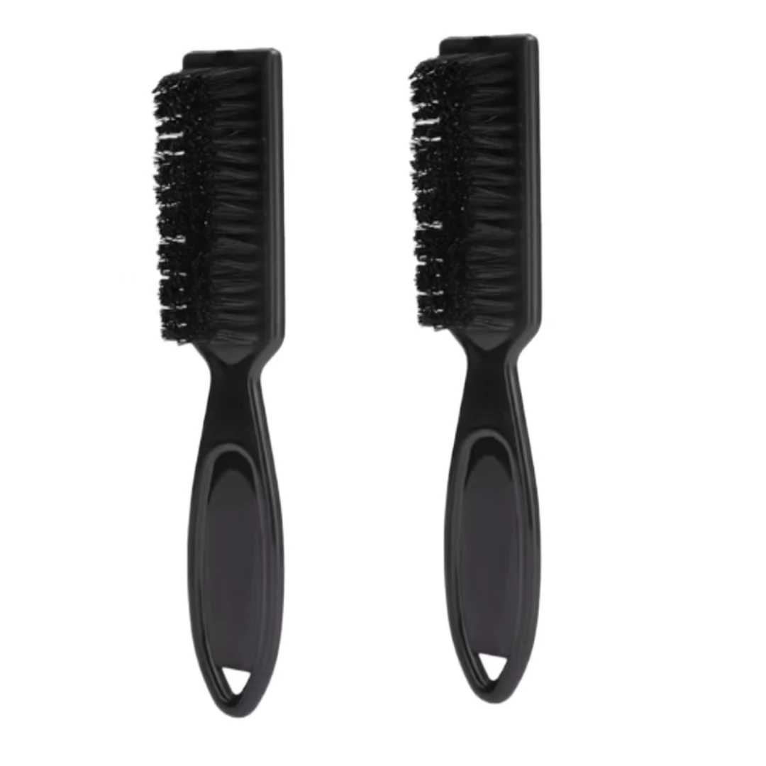 Set Reinigingsborstel Kapper Nekstofdoek Borstel Plastic Handvat Kappers Zacht Haar Reinigingsborstel Hoofdvorm Styling Tool