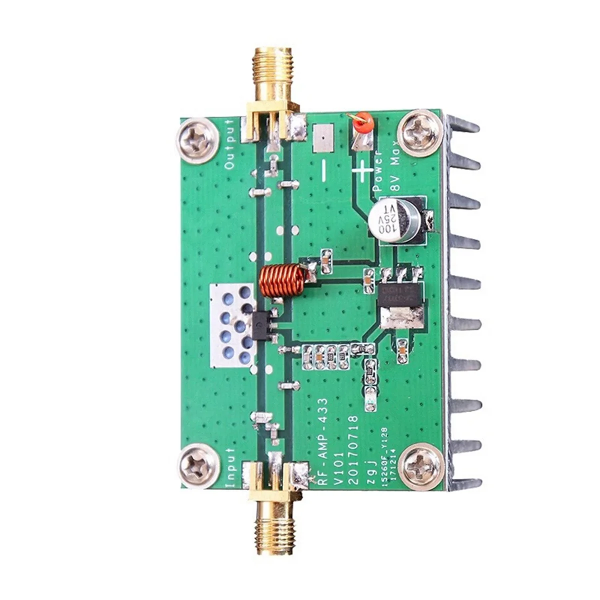 BABQ 433MHz 8W Power Amplifier Board RF HF High Frequency Amplifiers Digital Power Amplificador