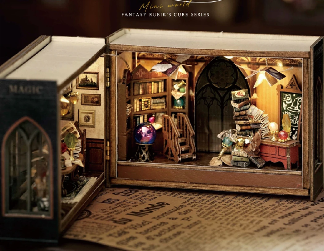 2014 新しいミニドールハウスミニチュア Diy ドールハウス Miniaturas メゾンシルバニアホームデムネカス子供の誕生日新年のギフト