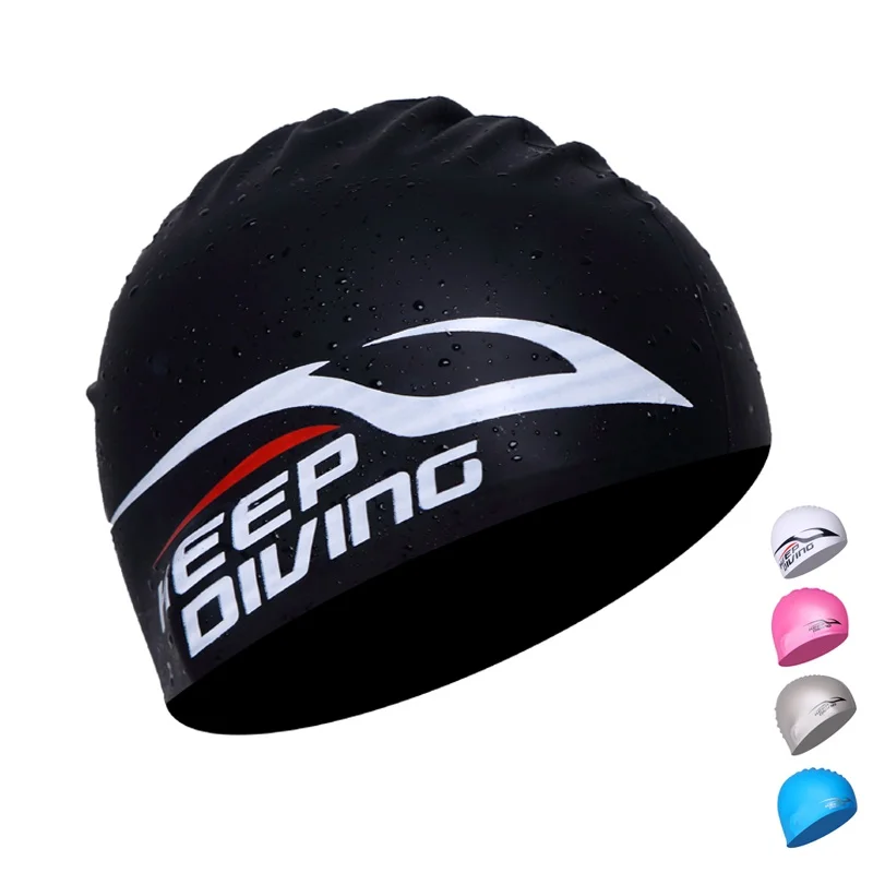 Cuffia da nuoto da corsa in silicone Protezione per le orecchie Cuffia da nuoto impermeabile ad alta elasticità