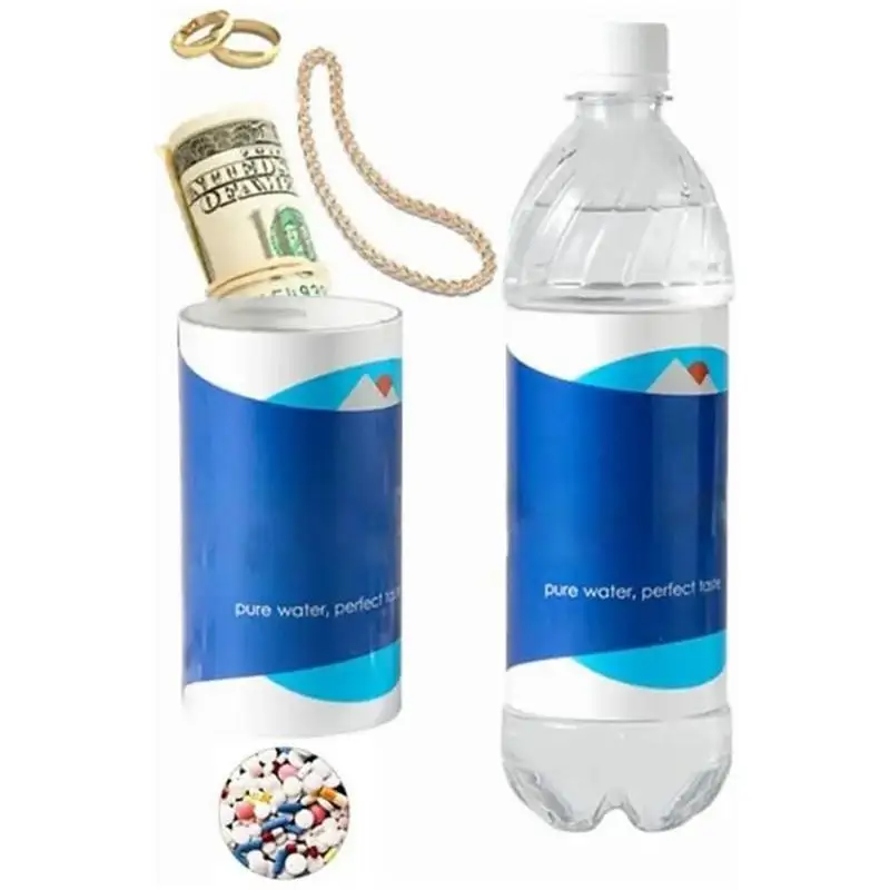 Поддельная бутылка для воды Aquafina, сейф для отвода воды, тайник, скрытый контейнер безопасности, сейф для денег, пластиковые тайники, банки, инструменты