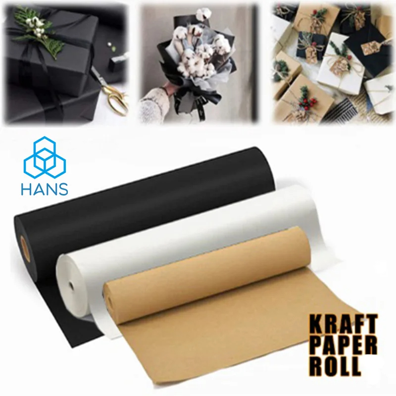 KRAFT For GIFT Paper Black Origami WRAPPING Raw ROLL DESIGN Packaging Colored Recycled Thick Cardboard SCRAPBOOK ALBUM PAPER